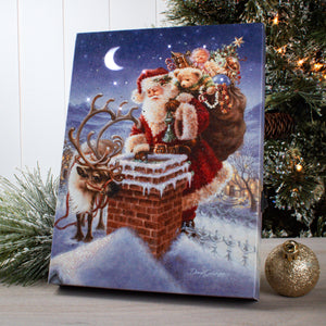 Faithful Friends 8x6 Lighted Tabletop Canvas