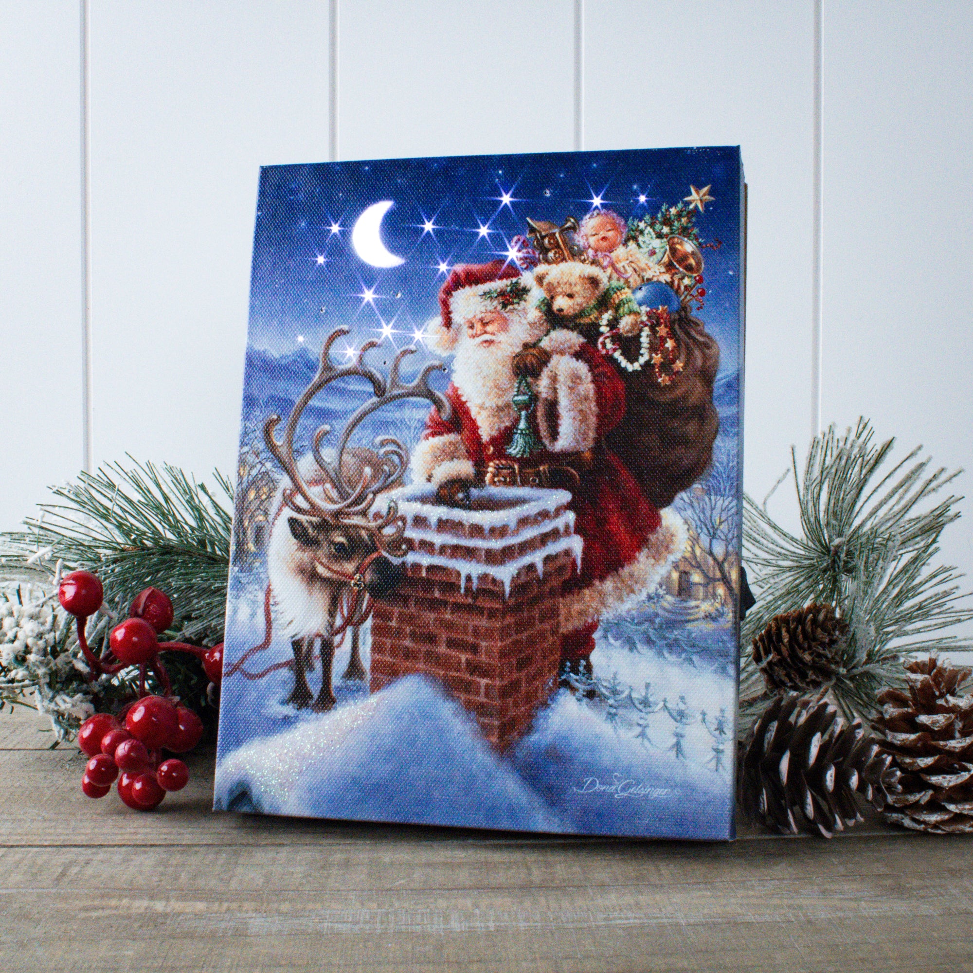 Faithful Friends 8x6 Lighted Tabletop Canvas