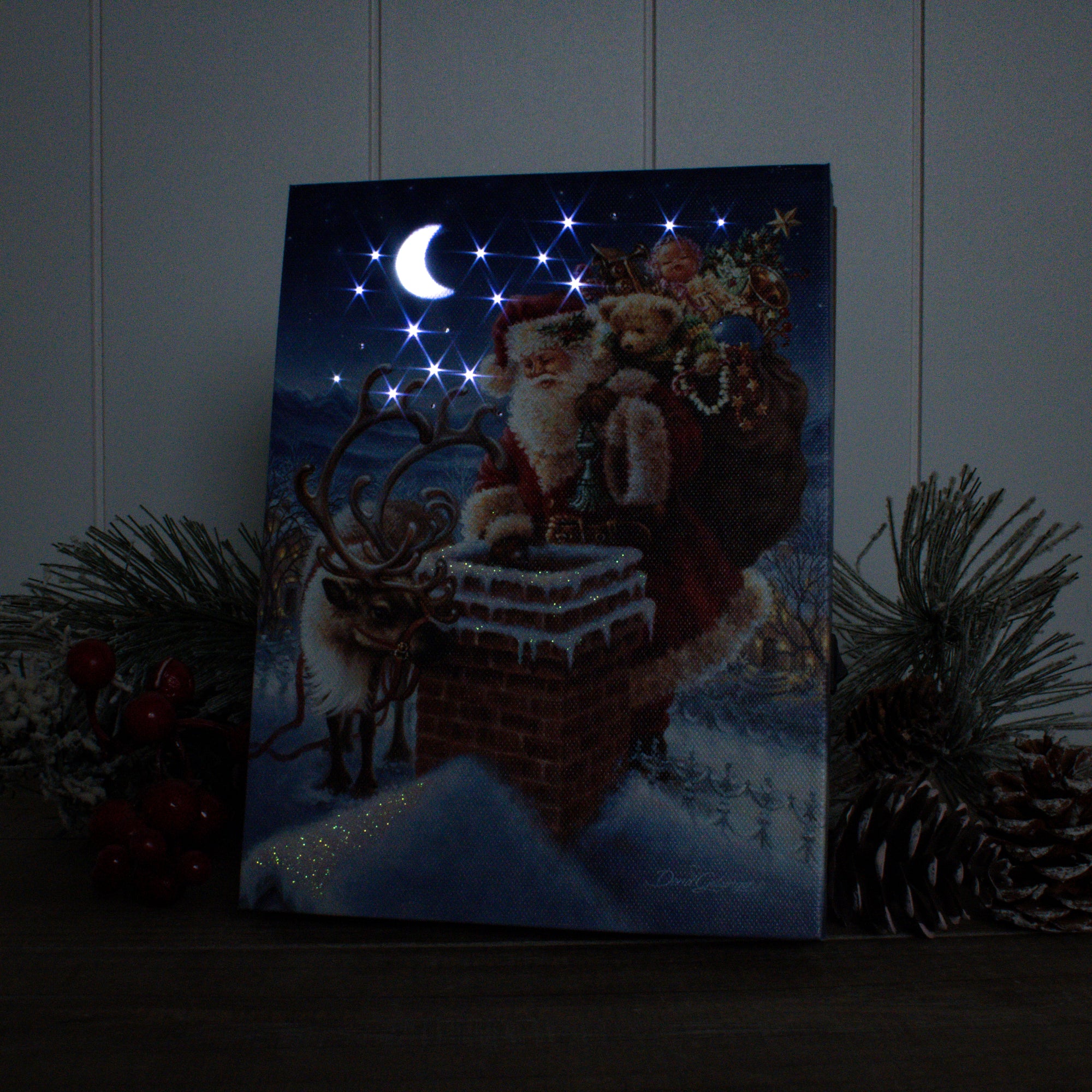 Faithful Friends 8x6 Lighted Tabletop Canvas