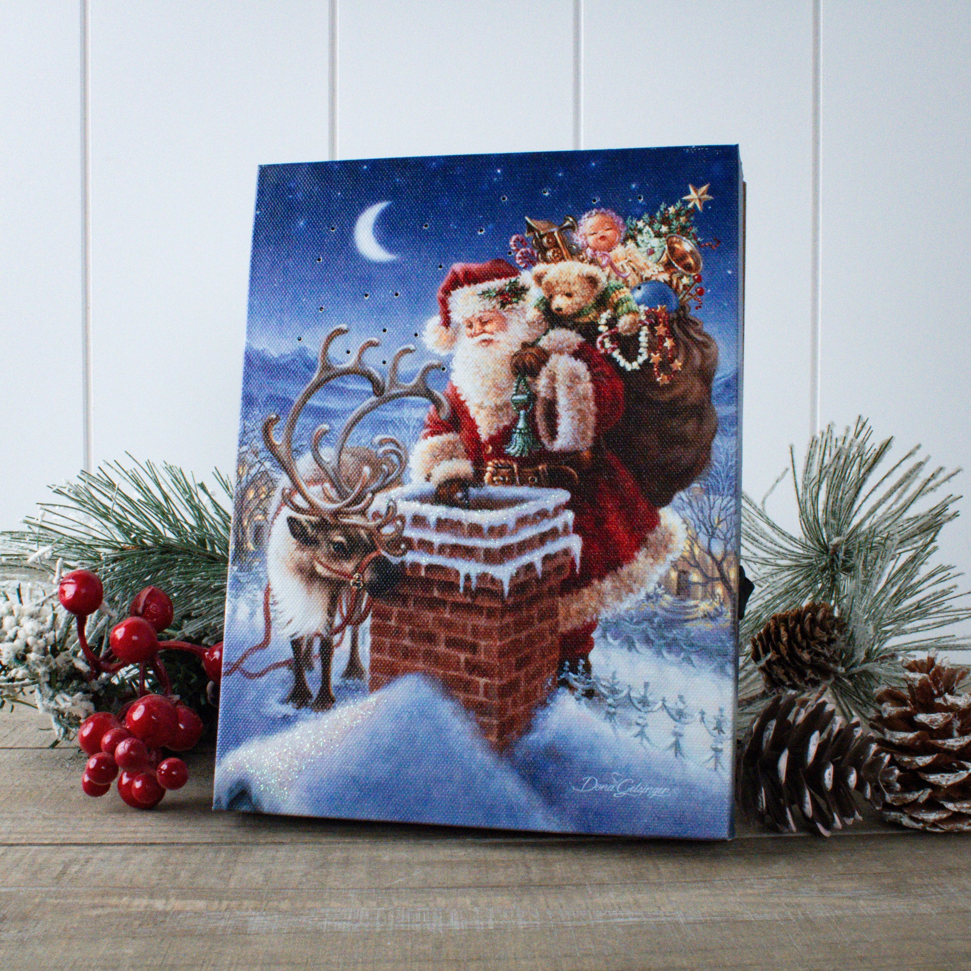 Faithful Friends 8x6 Lighted Tabletop Canvas