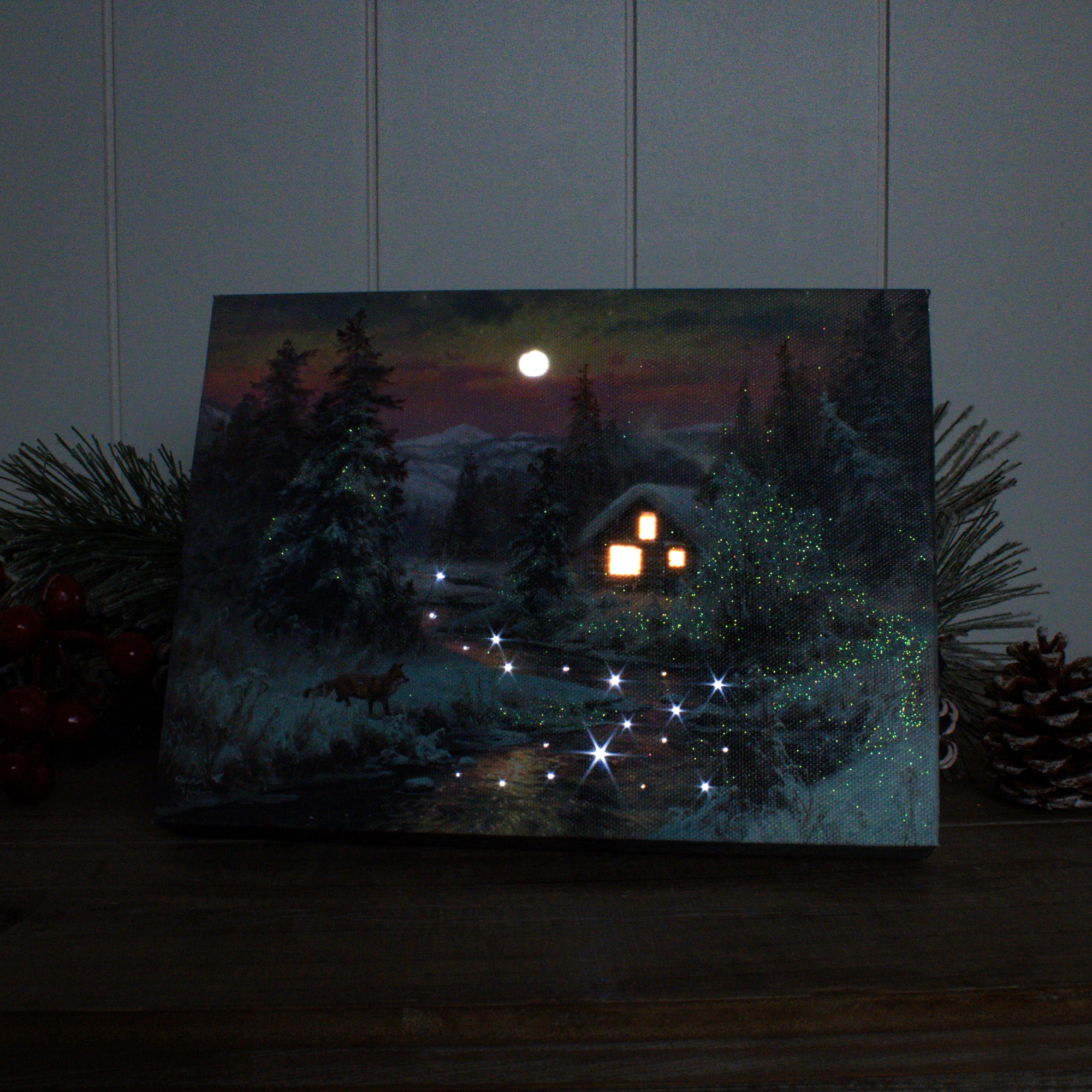 Twilight Hideout 8x6 Lighted Tabletop Canvas