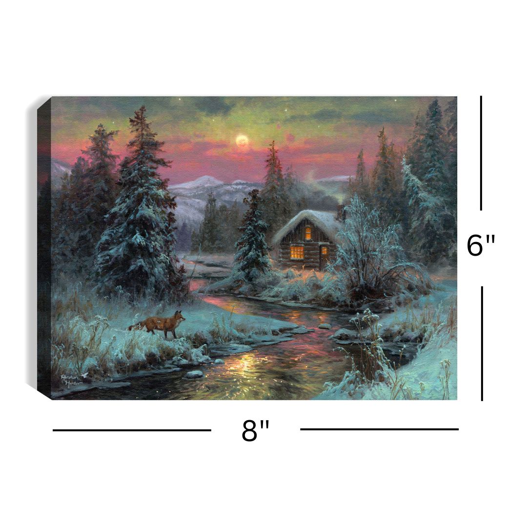 Twilight Hideout 8x6 Lighted Tabletop Canvas