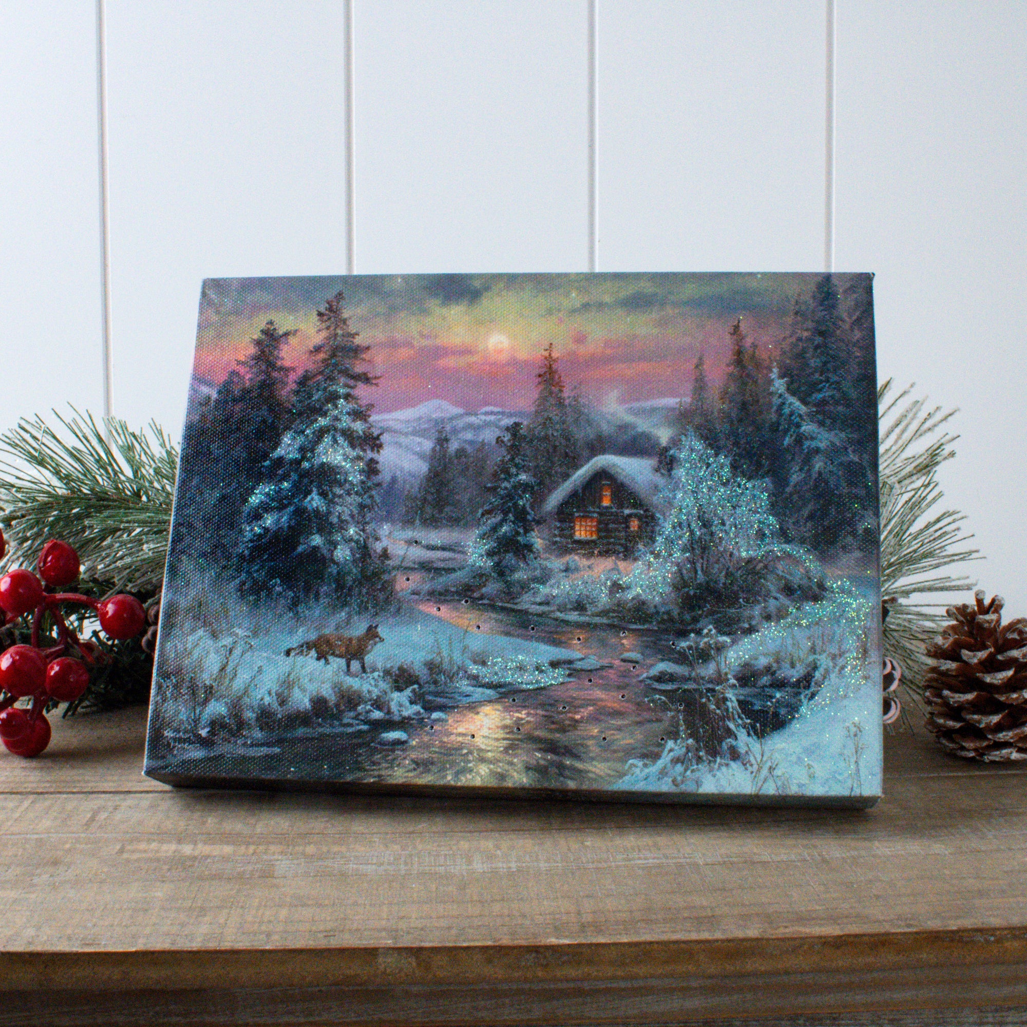 Twilight Hideout 8x6 Lighted Tabletop Canvas