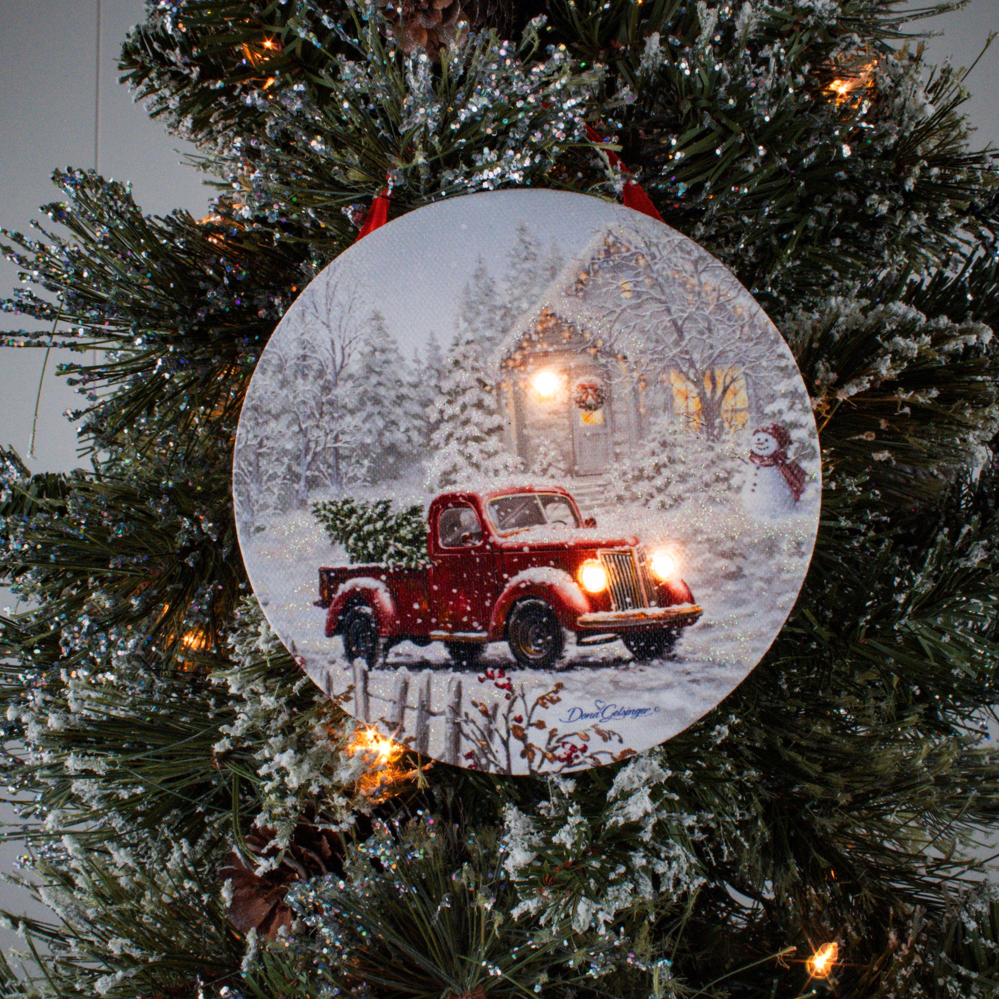 Special Delivery LED ornament
