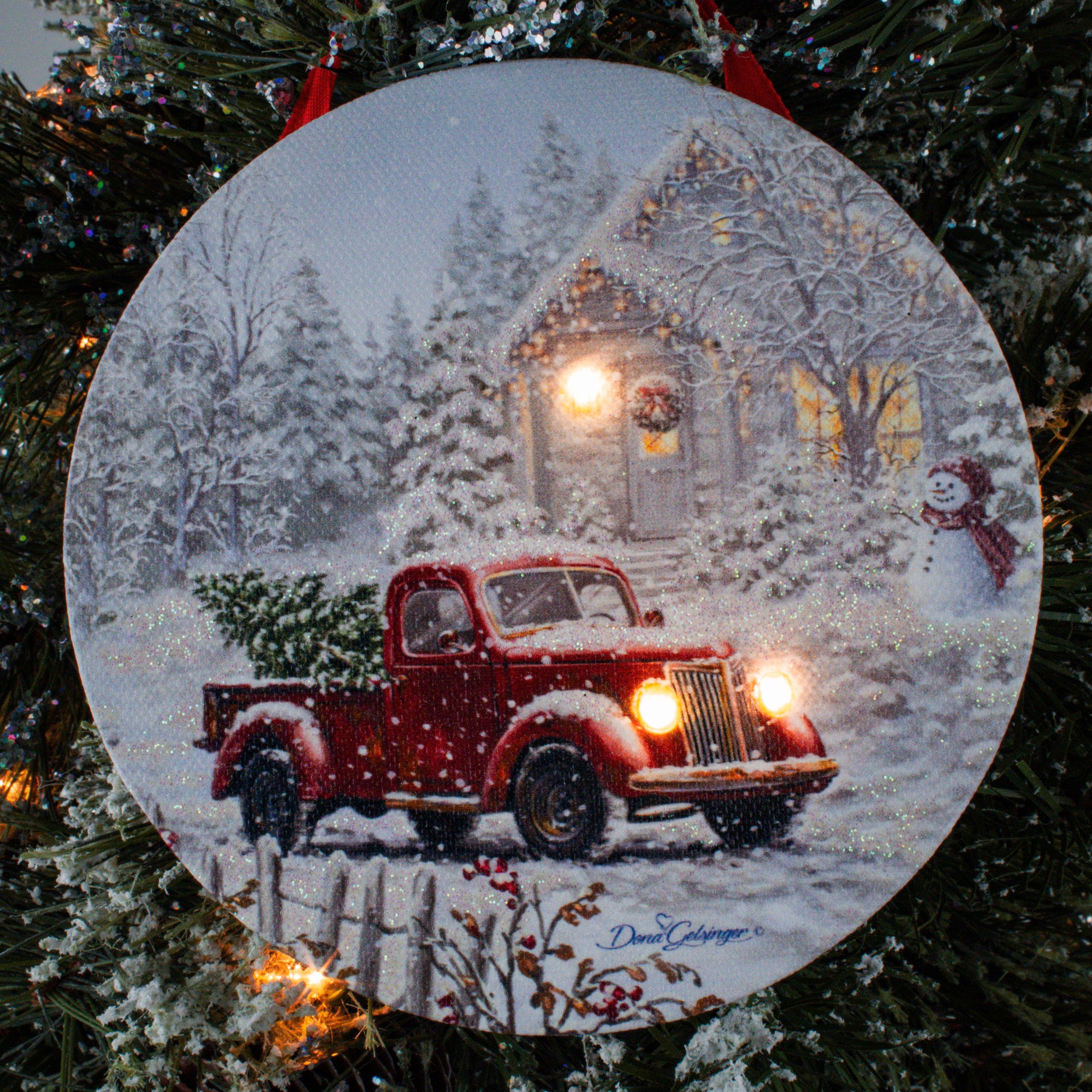 Special Delivery LED ornament