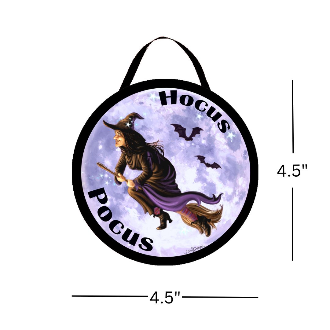 Witch LED ornament