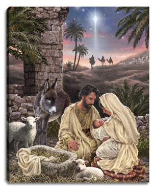 Jesus is Lord 16x20 Fiber Optic Canvas