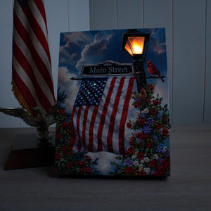 Main Street USA 8x6 Lighted Tabletop Canvas