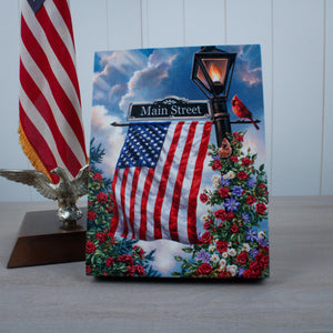 Main Street USA 8x6 Lighted Tabletop Canvas