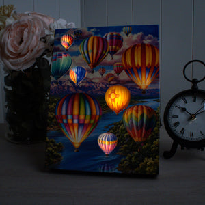 Majestic Flight 8x6 Lighted Tabletop Canvas