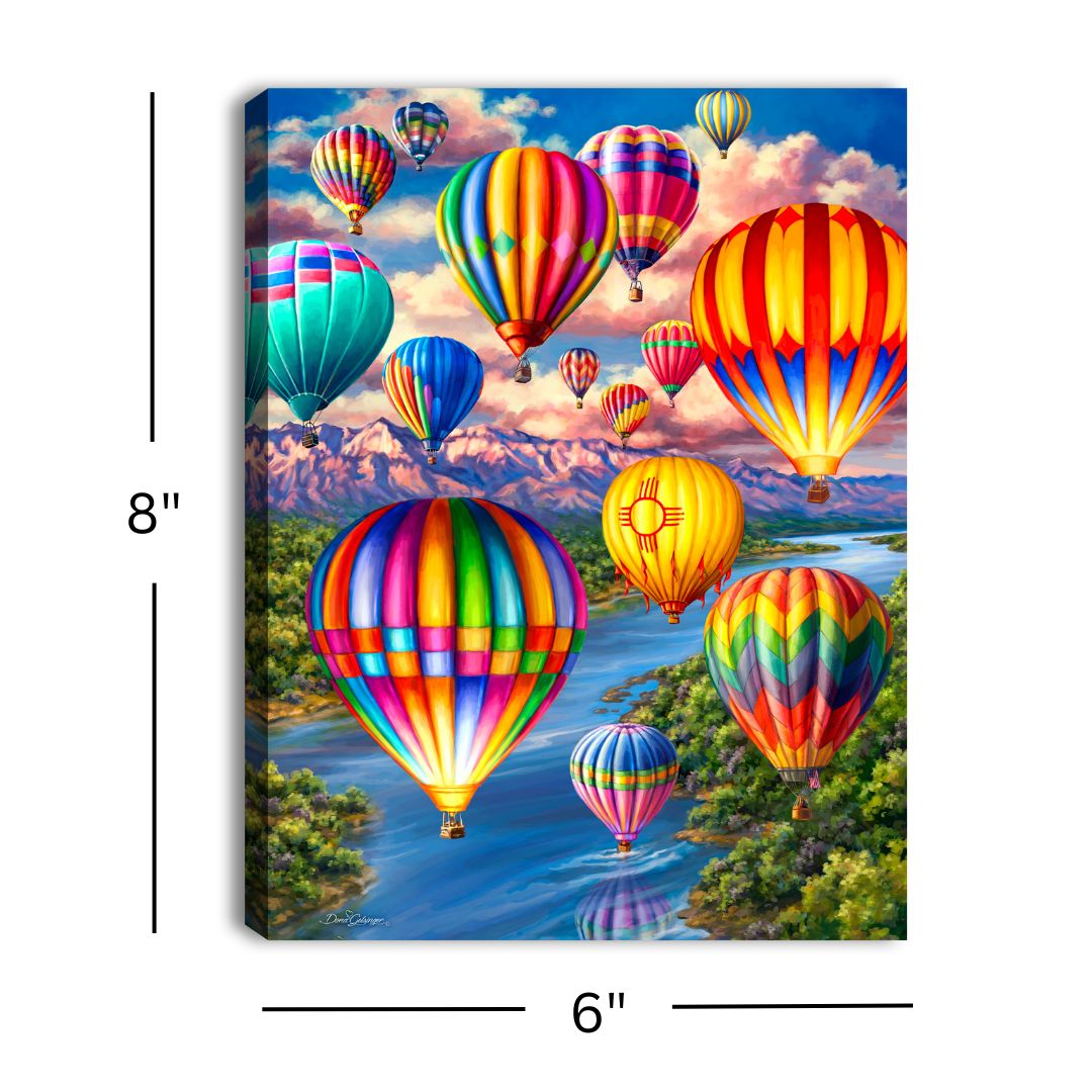 Majestic Flight 8x6 Lighted Tabletop Canvas