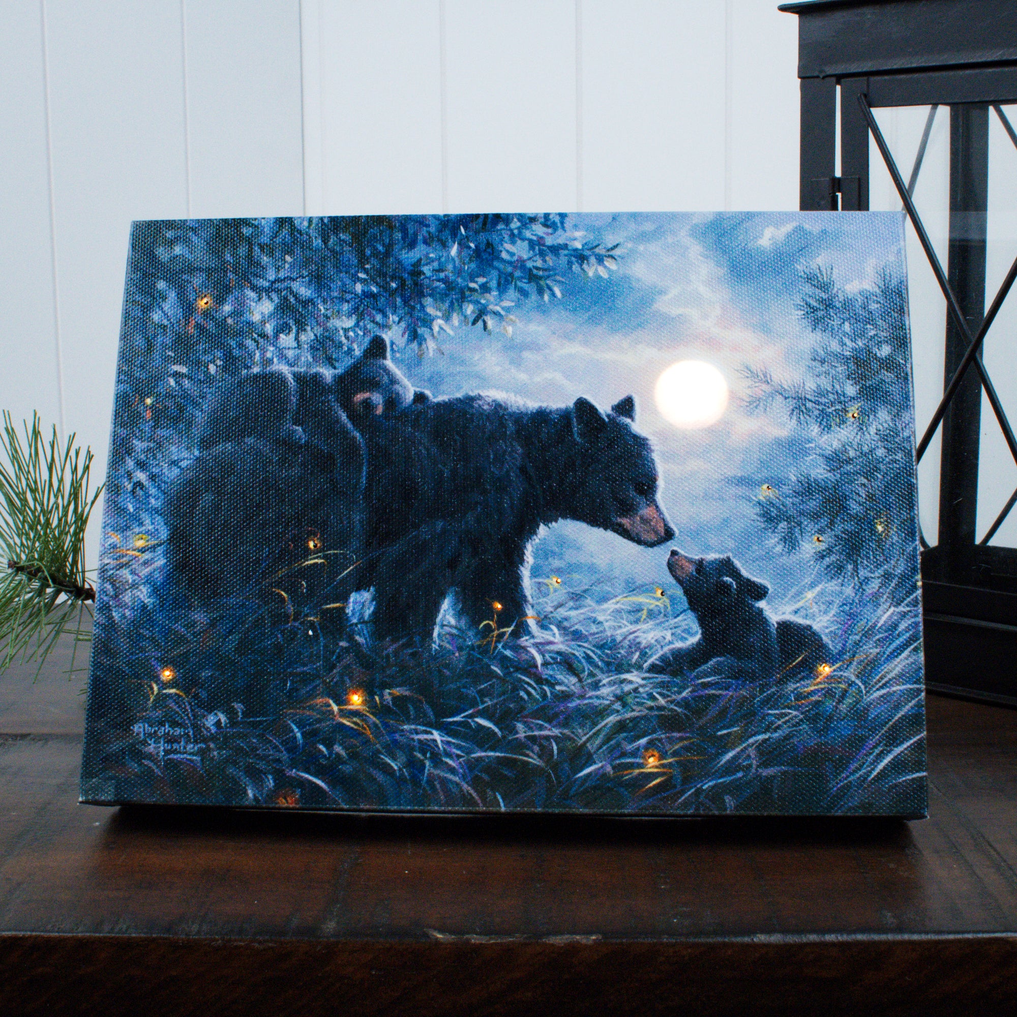Time to Rest 8x6 Lighted Tabletop Canvas