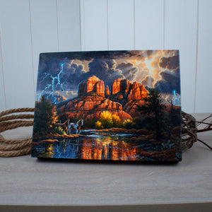 Sedona Majesty 8x6 Lighted Tabletop Canvas