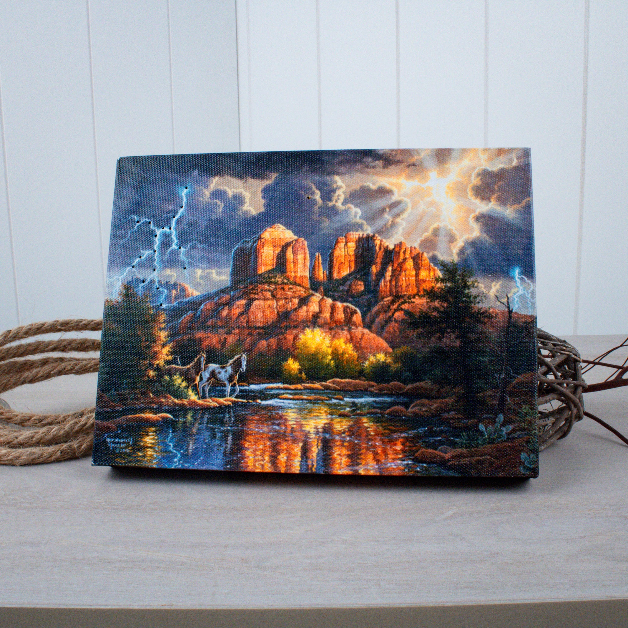 Sedona Majesty 8x6 Lighted Tabletop Canvas