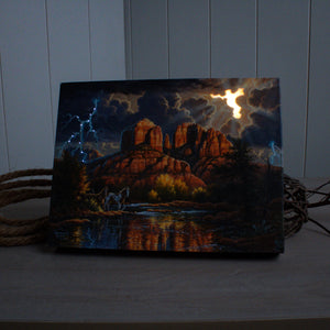 Sedona Majesty 8x6 Lighted Tabletop Canvas