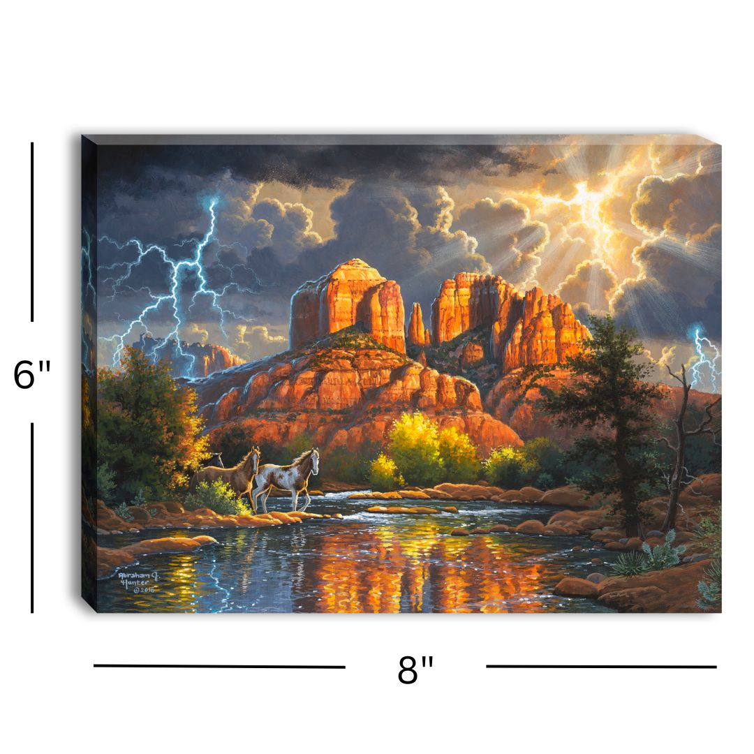 Sedona Majesty 8x6 Lighted Tabletop Canvas