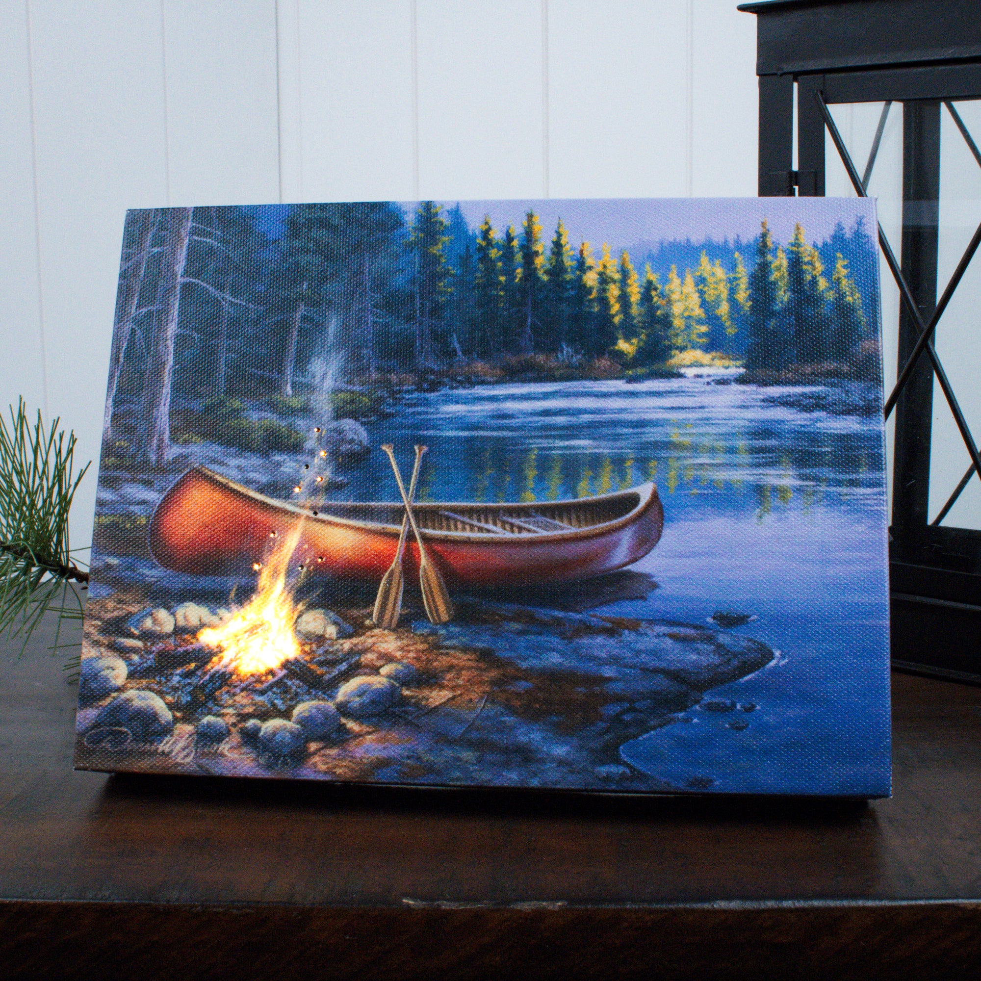 Peaceful Adventure 8x6 Lighted Tabletop Canvas