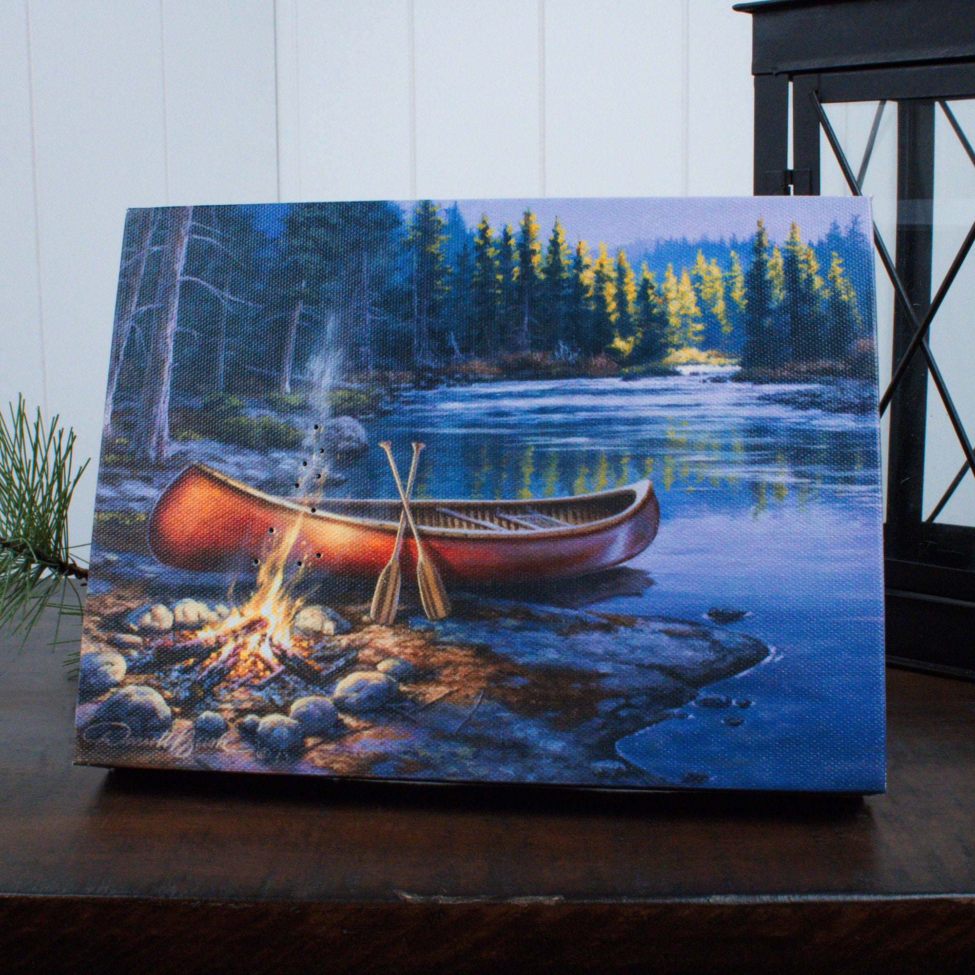 Peaceful Adventure 8x6 Lighted Tabletop Canvas