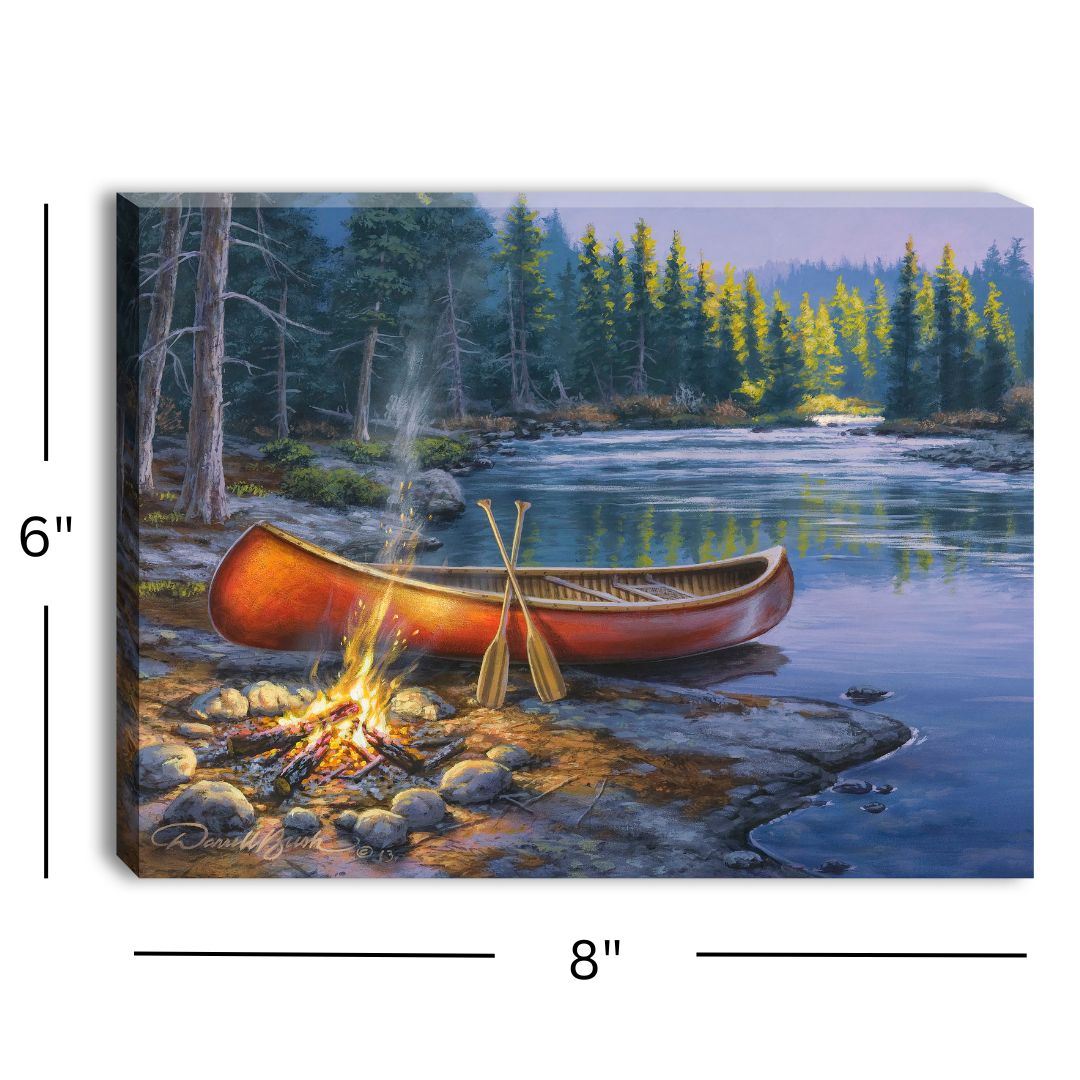 Peaceful Adventure 8x6 Lighted Tabletop Canvas
