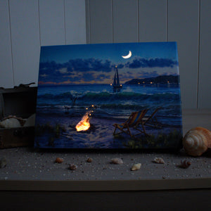 Magical Moonlight 8x6 Lighted Tabletop Canvas