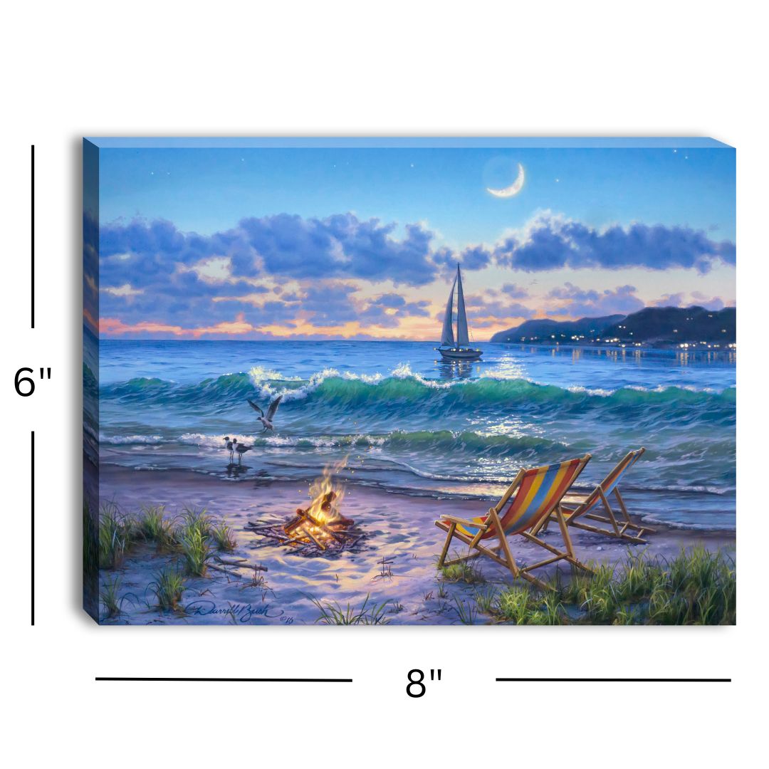 Magical Moonlight 8x6 Lighted Tabletop Canvas
