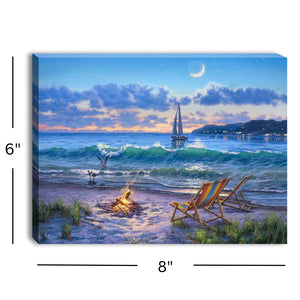 Magical Moonlight 8x6 Lighted Tabletop Canvas