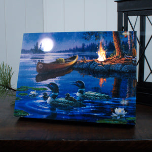 Time to Reflect 8x6 Lighted Tabletop Canvas