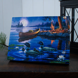 Time to Reflect 8x6 Lighted Tabletop Canvas