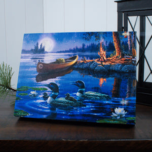 Time to Reflect 8x6 Lighted Tabletop Canvas