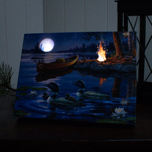Time to Reflect 8x6 Lighted Tabletop Canvas