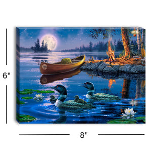 Time to Reflect 8x6 Lighted Tabletop Canvas