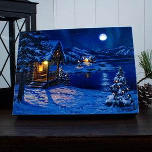 Moonrise 8x6 Lighted Tabletop Canvas
