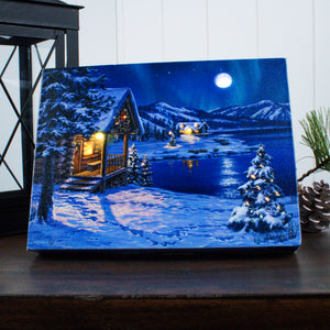 Moonrise 8x6 Lighted Tabletop Canvas