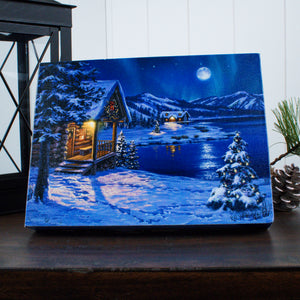 Moonrise 8x6 Lighted Tabletop Canvas