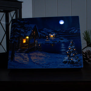 Moonrise 8x6 Lighted Tabletop Canvas
