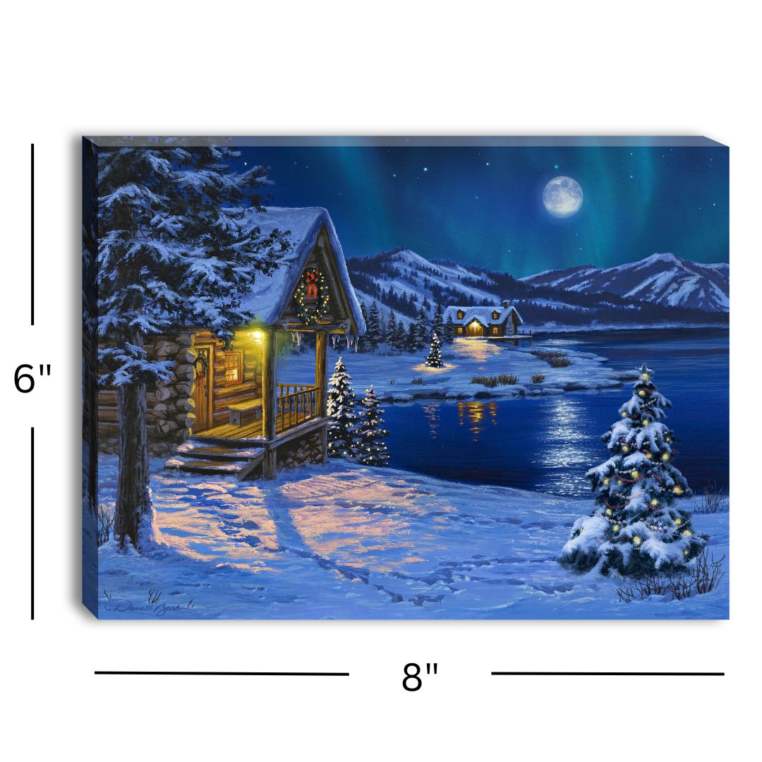 Moonrise 8x6 Lighted Tabletop Canvas