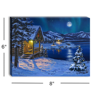 Moonrise 8x6 Lighted Tabletop Canvas