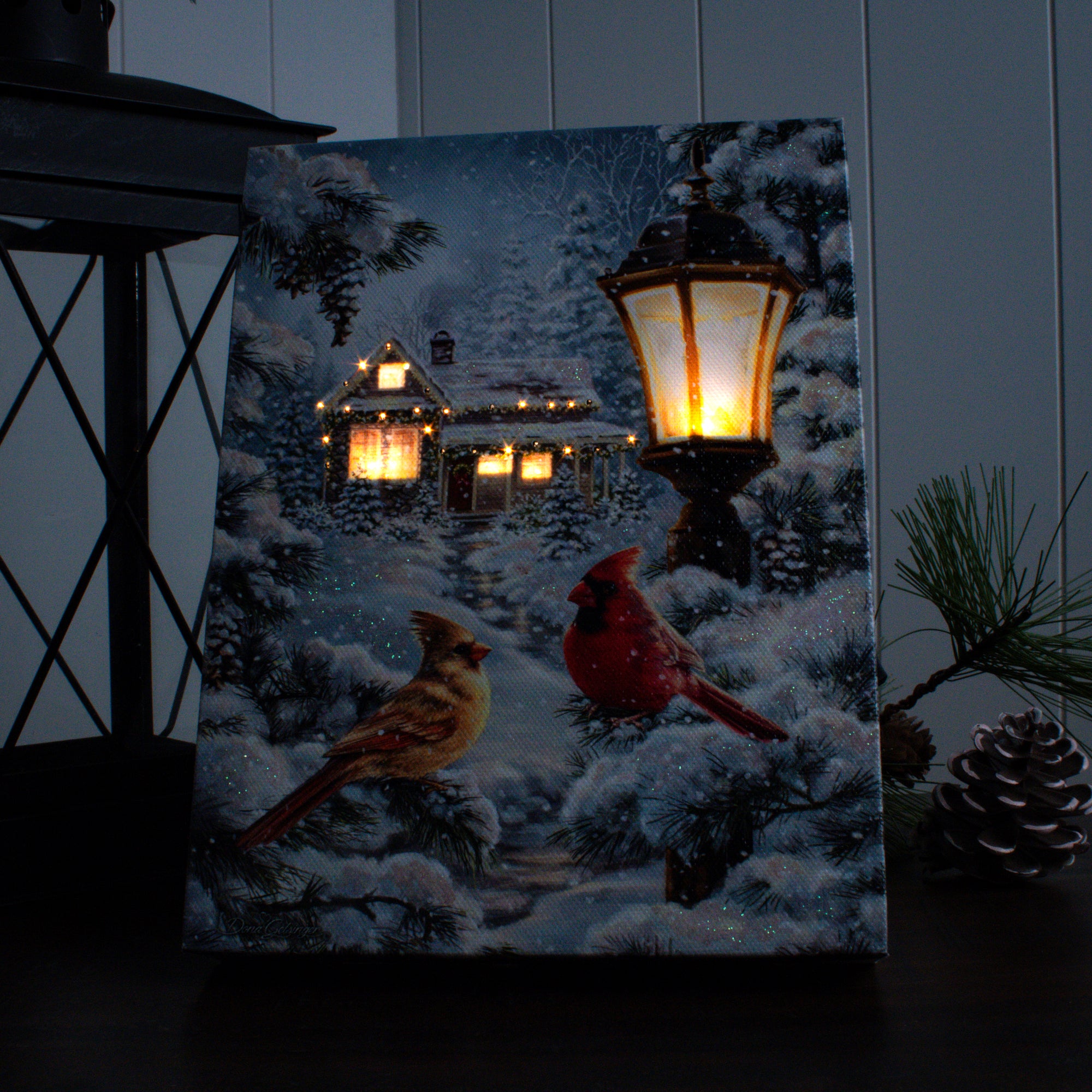 All is Calm 8x6 Lighted Tabletop Canvas