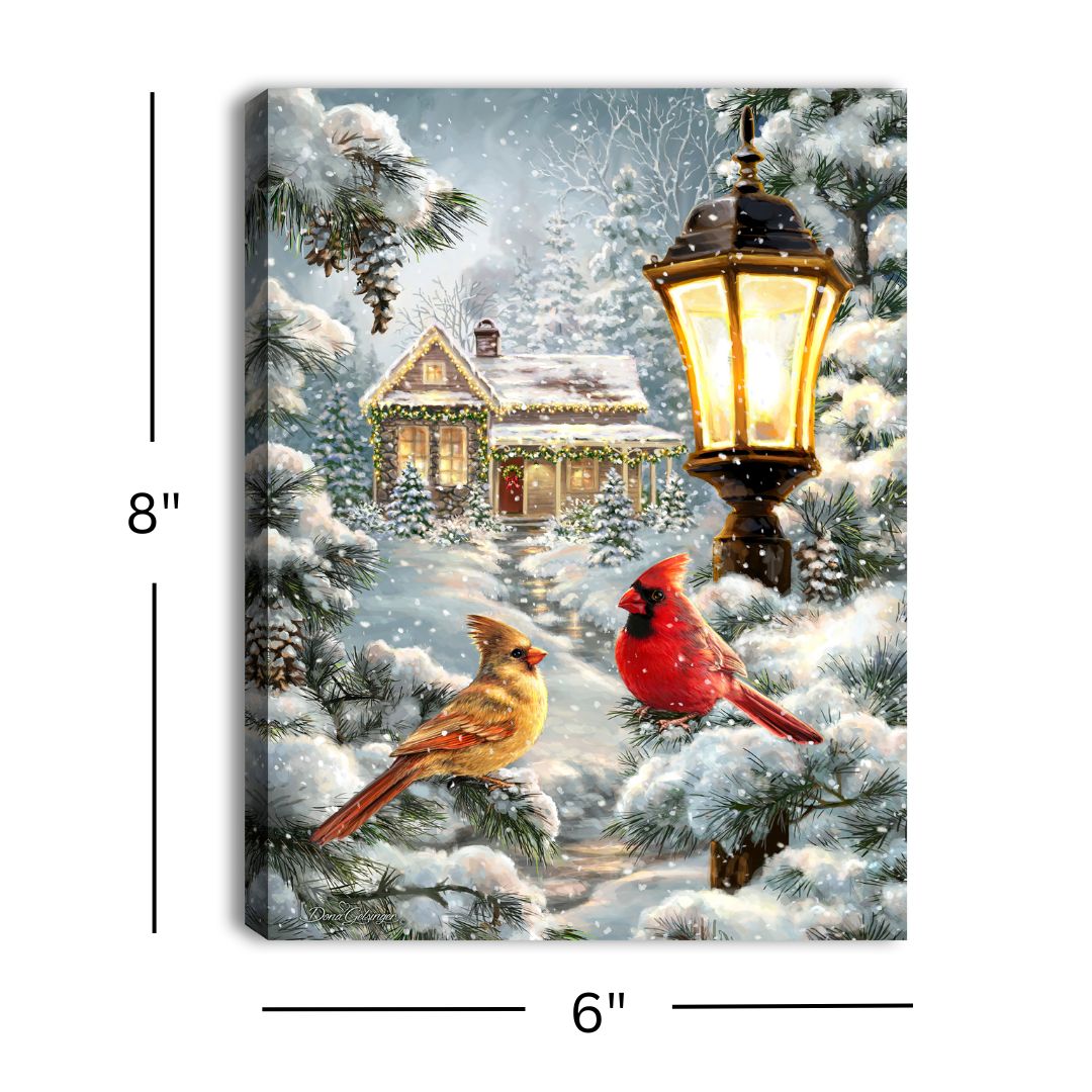 All is Calm 8x6 Lighted Tabletop Canvas