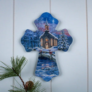 O Come Emmanuel Wooden Cross