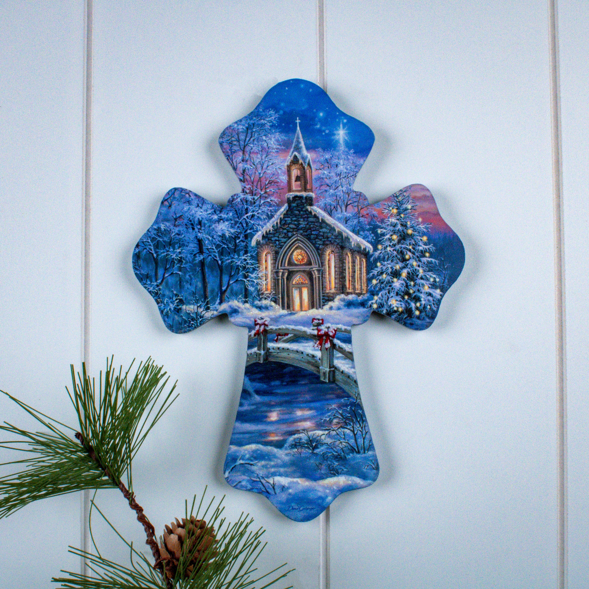 O Come Emmanuel Wooden Cross
