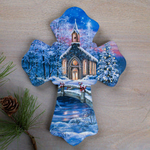 O Come Emmanuel Wooden Cross