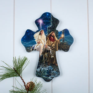 Journey to Bethlehem Wooden Cross