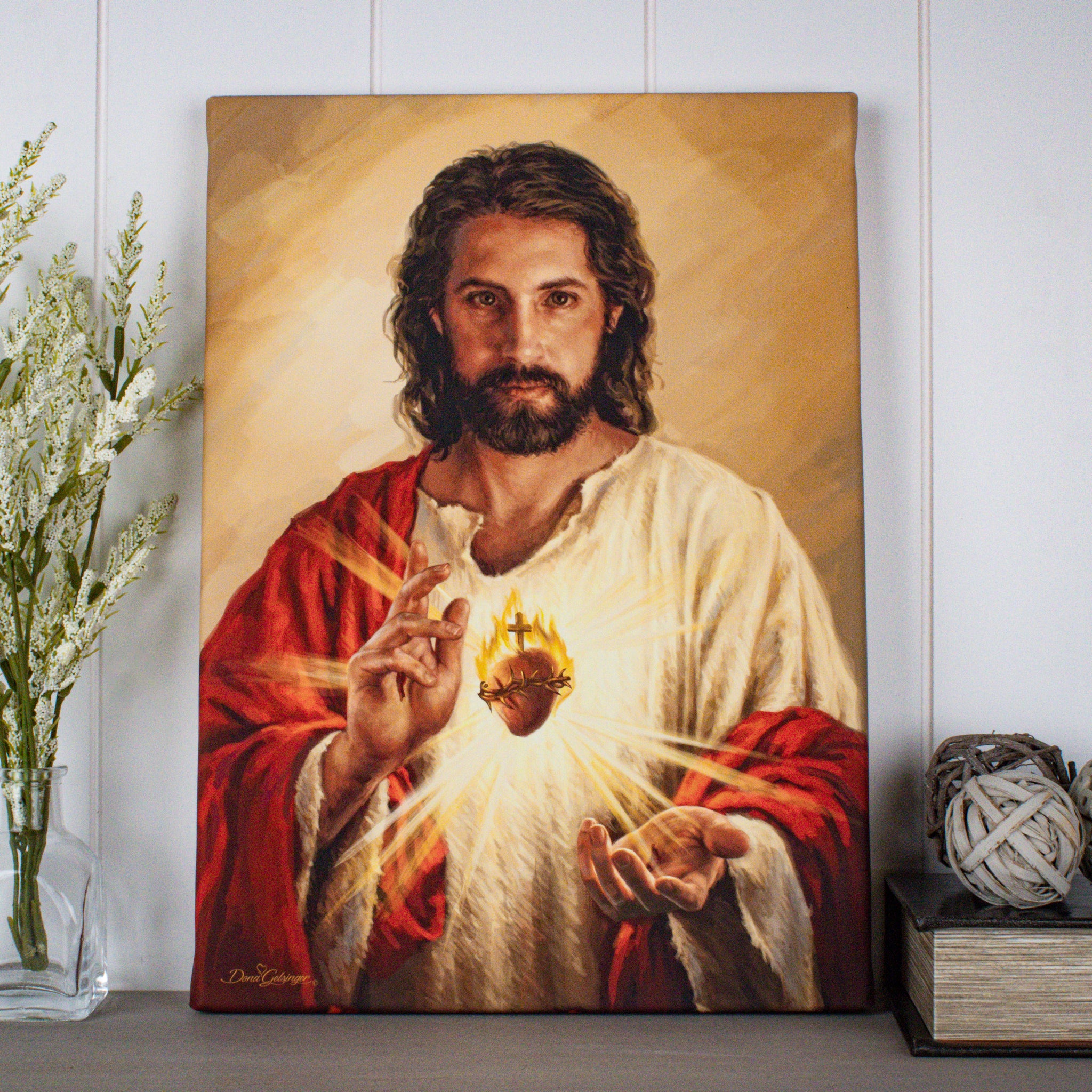 Sacred Heart of Jesus Canvas Wall Art