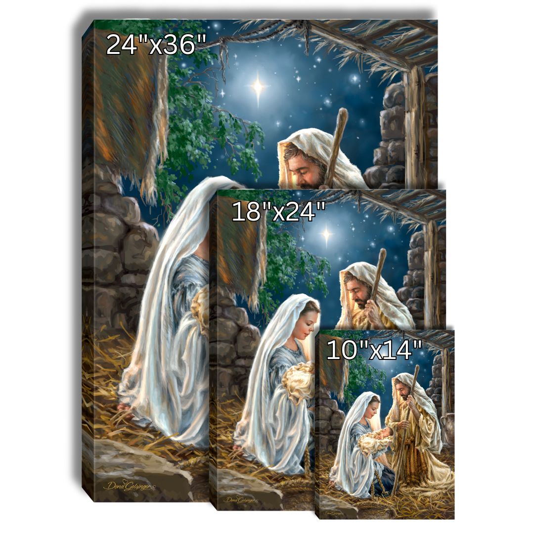 Glory to God Canvas Wall Art