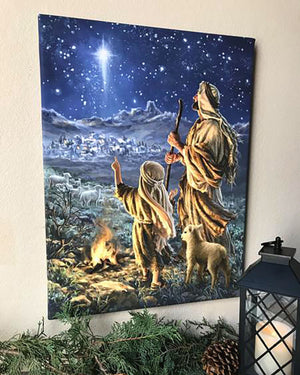 Shepherds Keeping Watch Canvas Wall Art