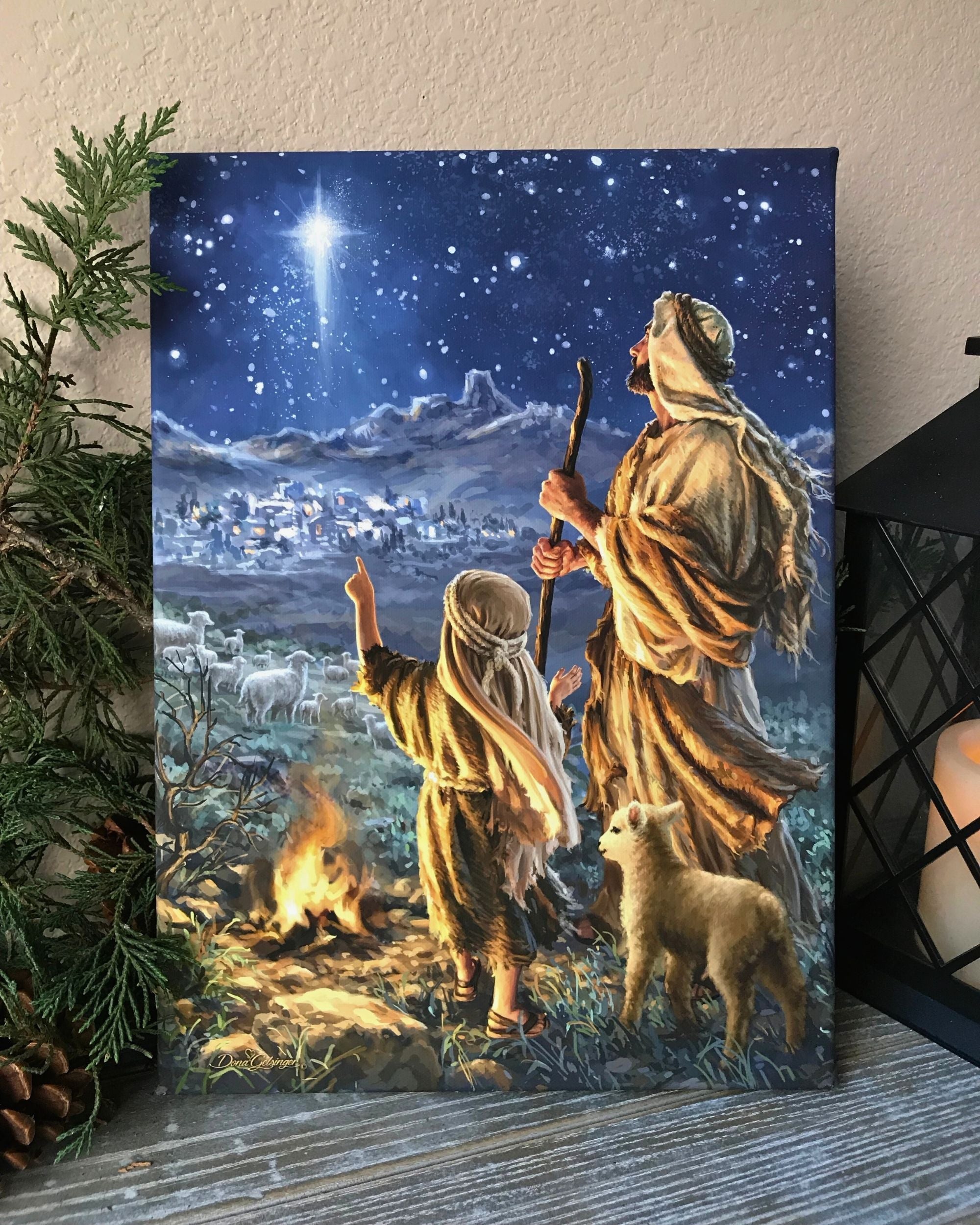Shepherds Keeping Watch Canvas Wall Art