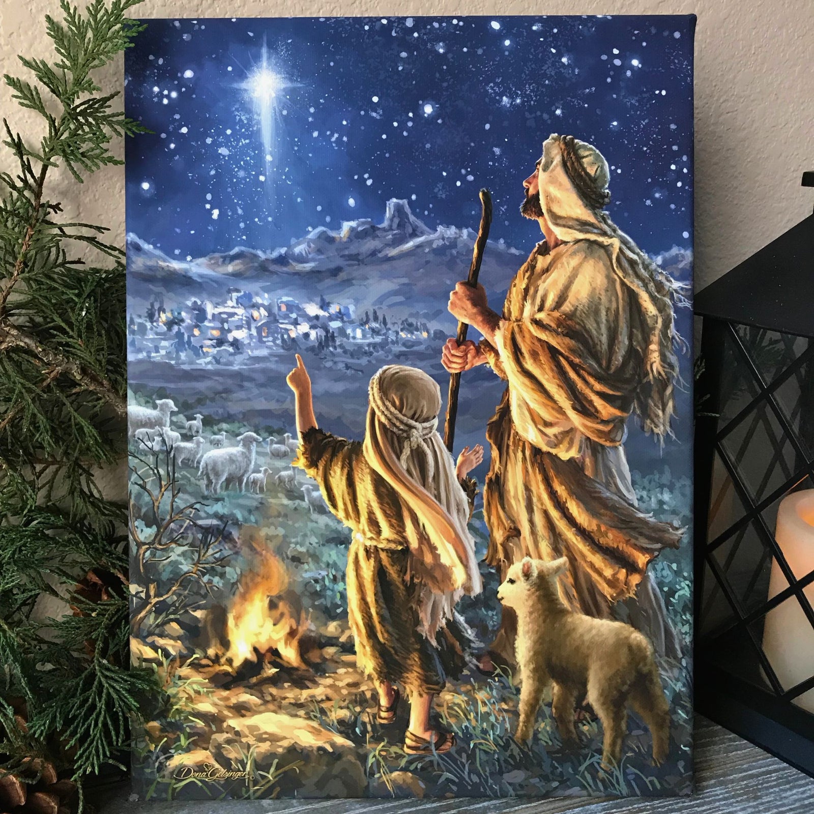 Shepherds Keeping Watch Canvas Wall Art