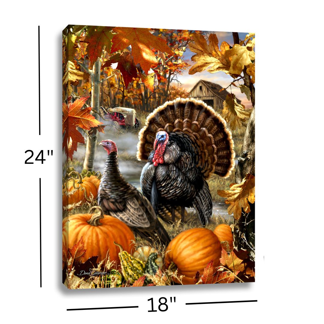 Gobbler Farms 18x24 Fully Illuminated LED Wall Art
