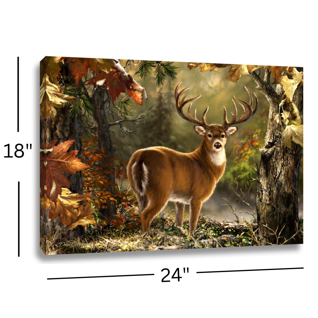 Whitetail 18x24 Fully Illuminated LED Wall Art